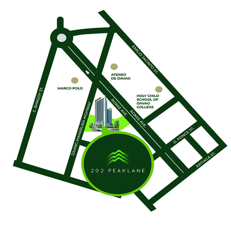 202 Peaklane Map